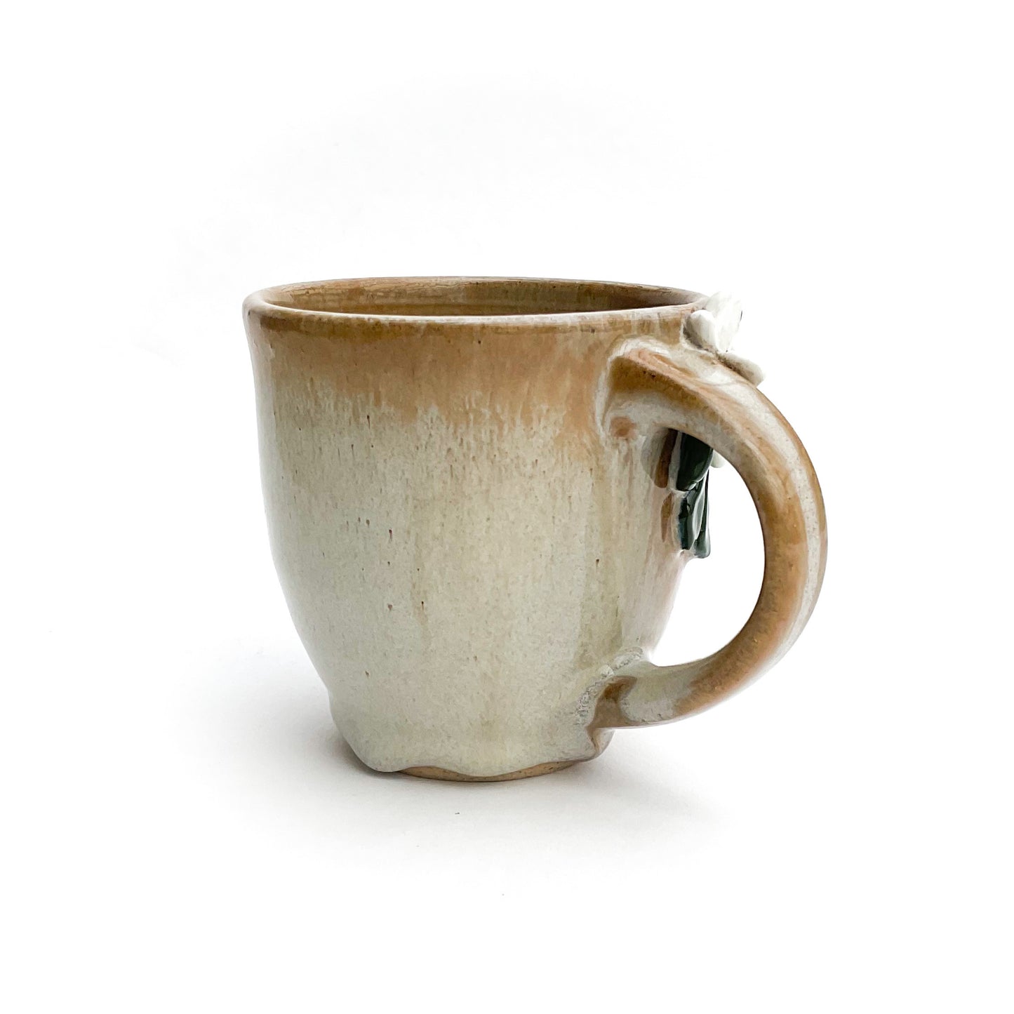 Bloodroot Hand Sculpted Stoneware Mug 9 oz
