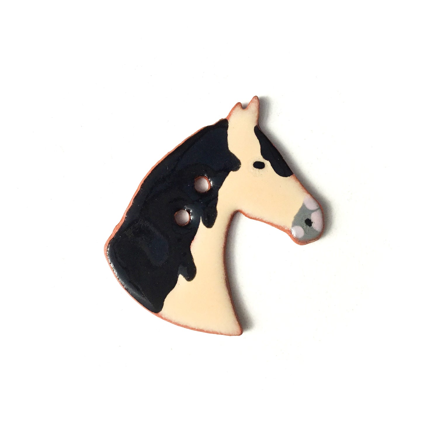 Ceramic Horse Head Buttons