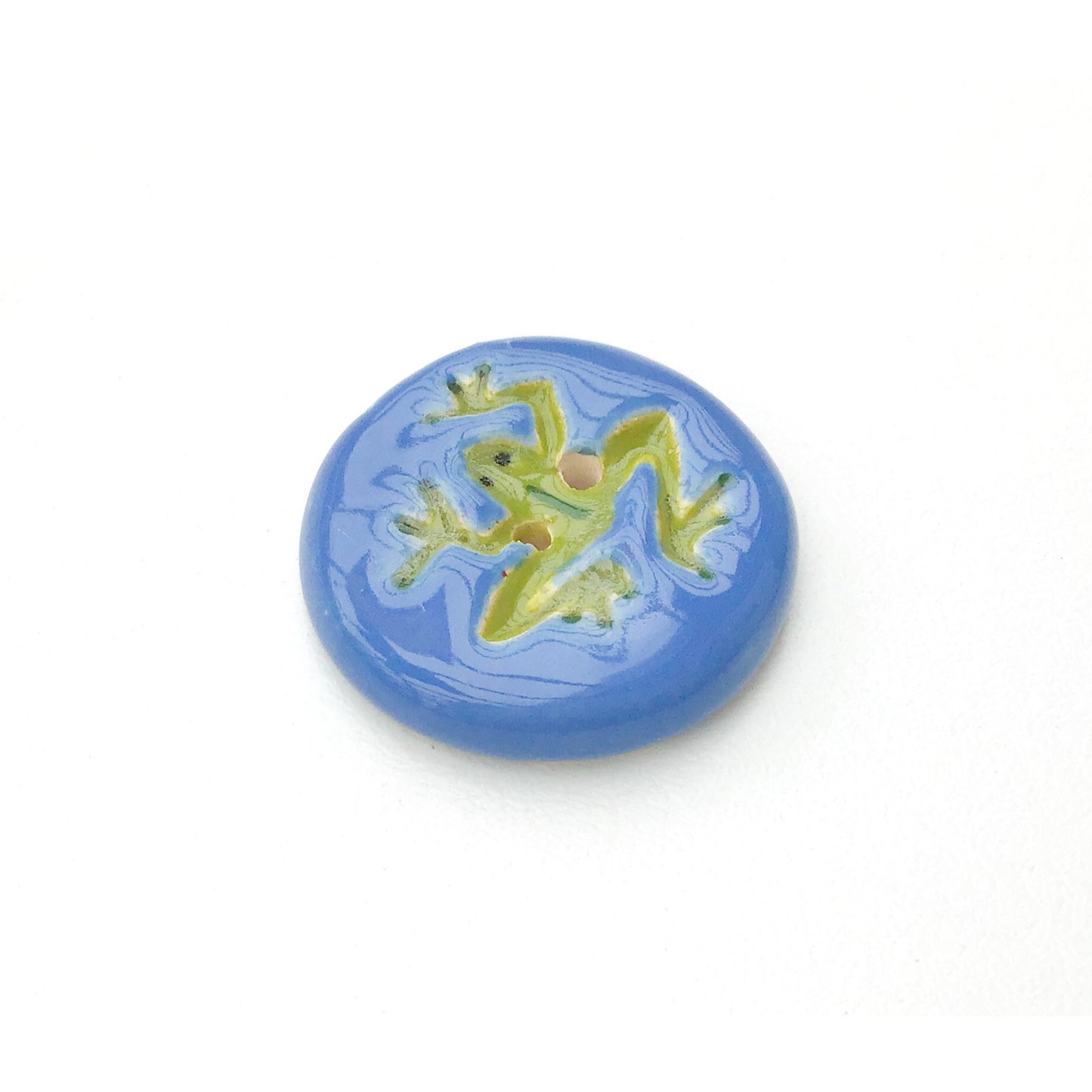 Leaping Frogs Button Collection: A Collection of Ceramic Buttons with Fun Frogs