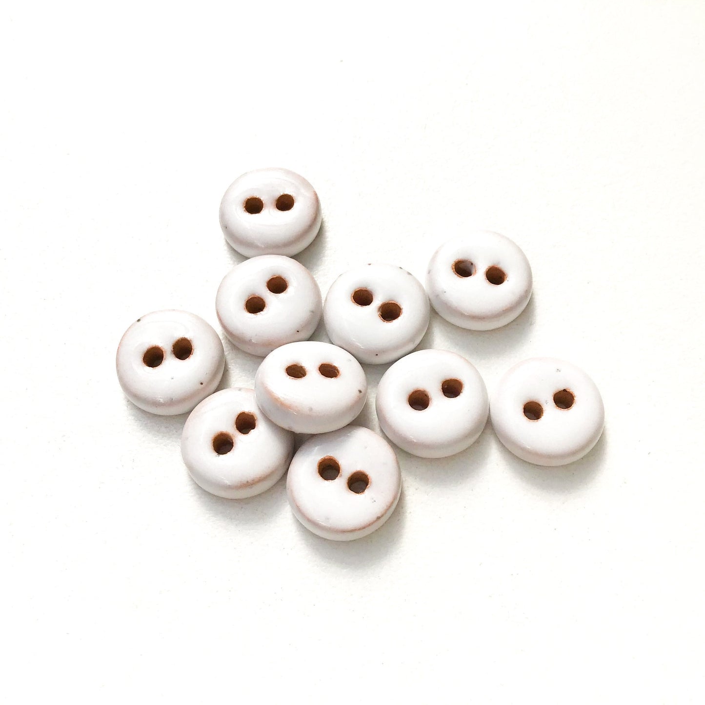 (Wholesale Accounts Only) 7/16" round - rounded-edge - brown clay (ws-273)