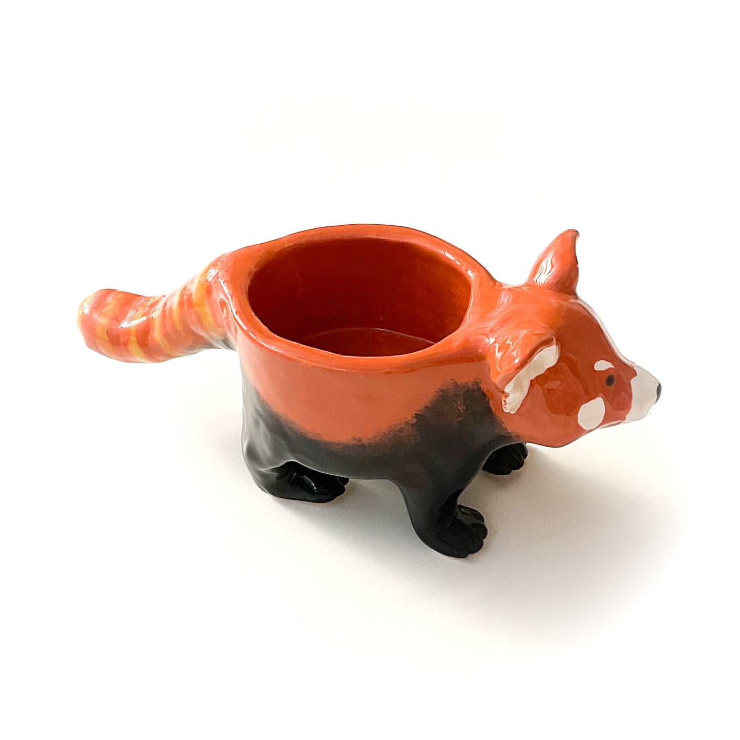 Red Panda Pot - Ceramic Red Panda Bear Planter