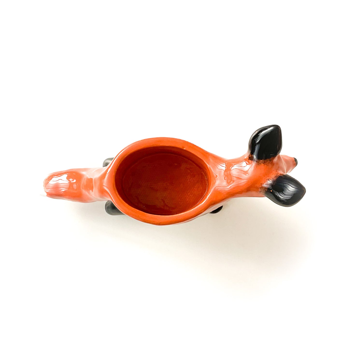 Red Fox Pot - Ceramic Fox Planter