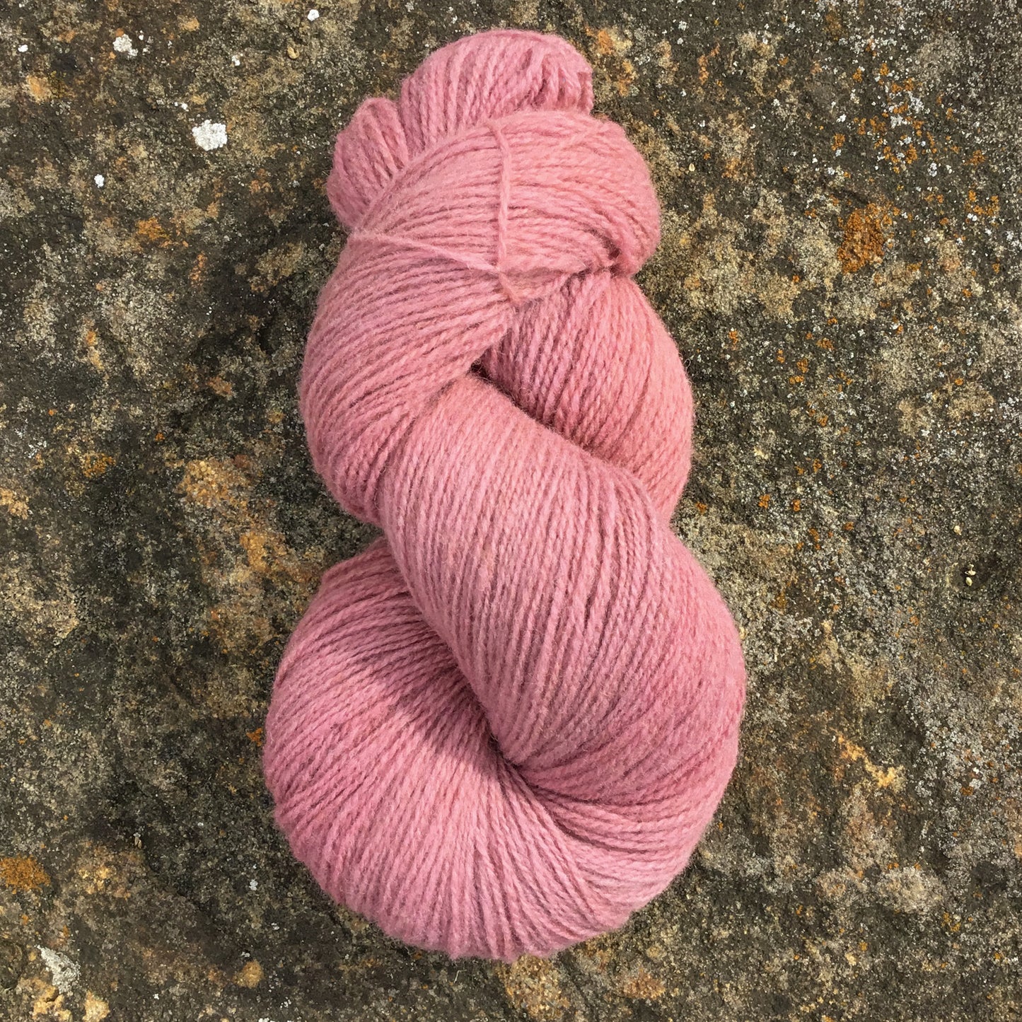 Pink Grape Fingering Wool Yarn (80 Merino/20 Romney) 2 ply - 4 oz skein