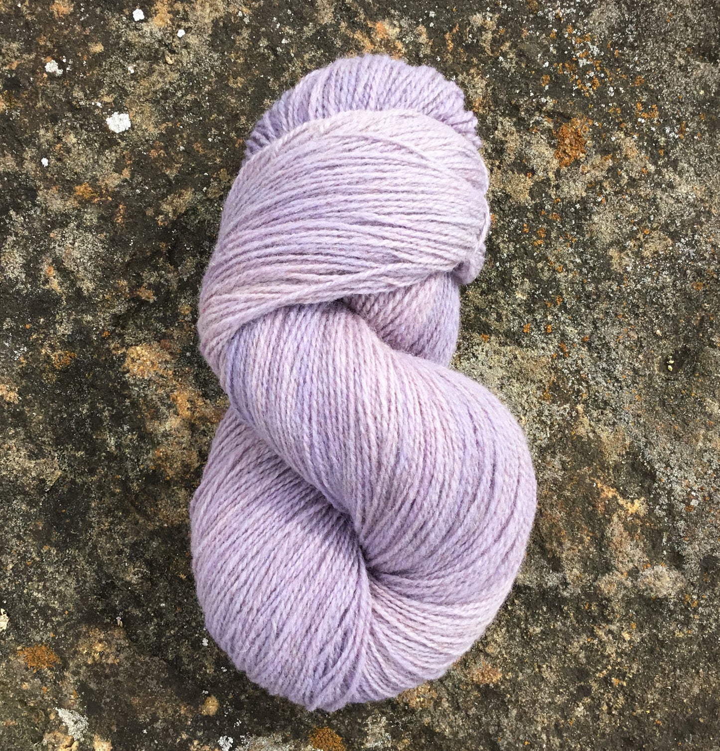 Serenity Purple Fingering Wool Yarn (80 Merino/20 Romney) 2 ply - 4 oz skeins