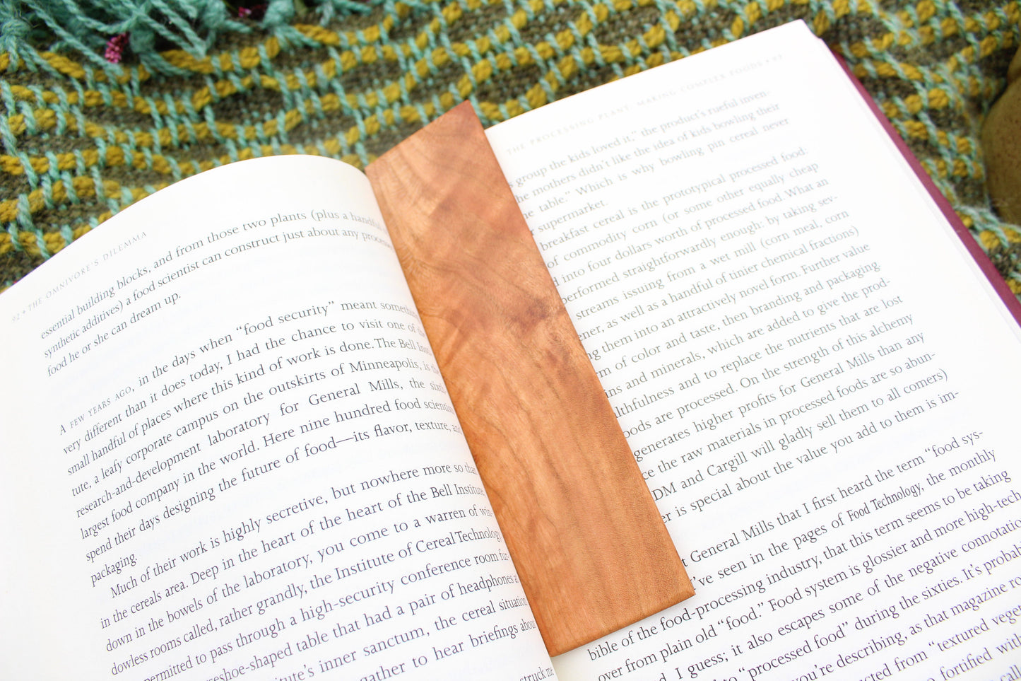 Cherry Wood Bookmark